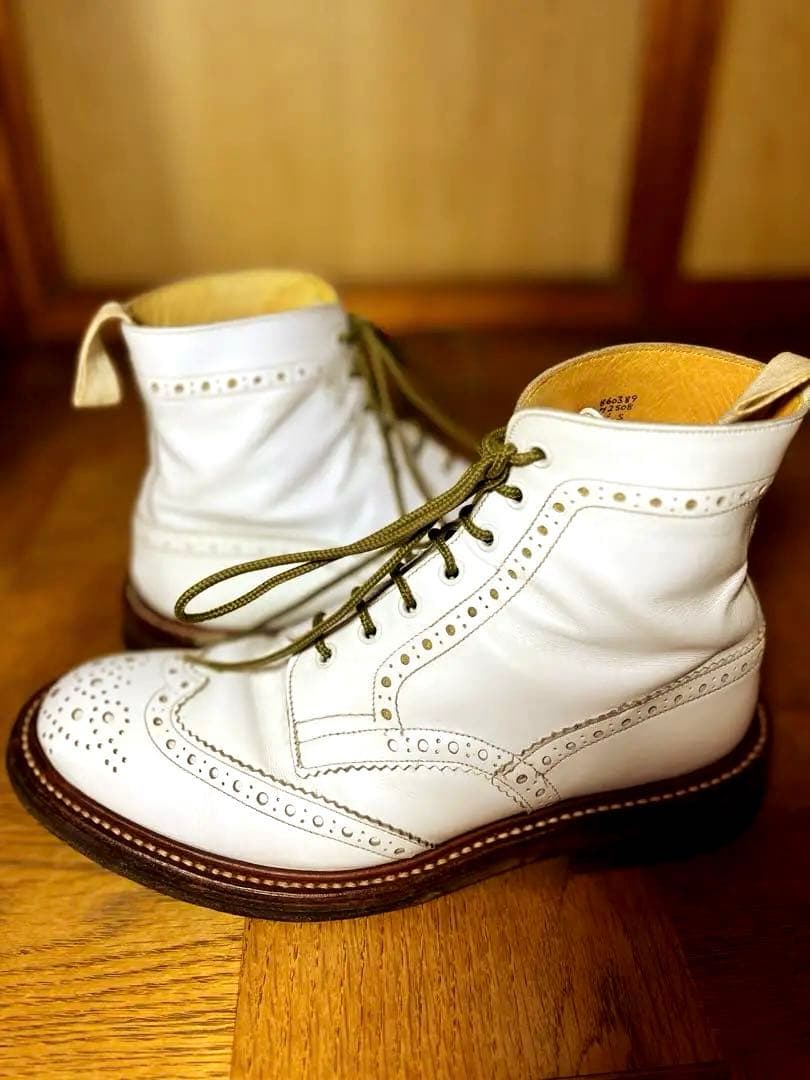 トリッカーズ　カントリーブーツ・マートン　白