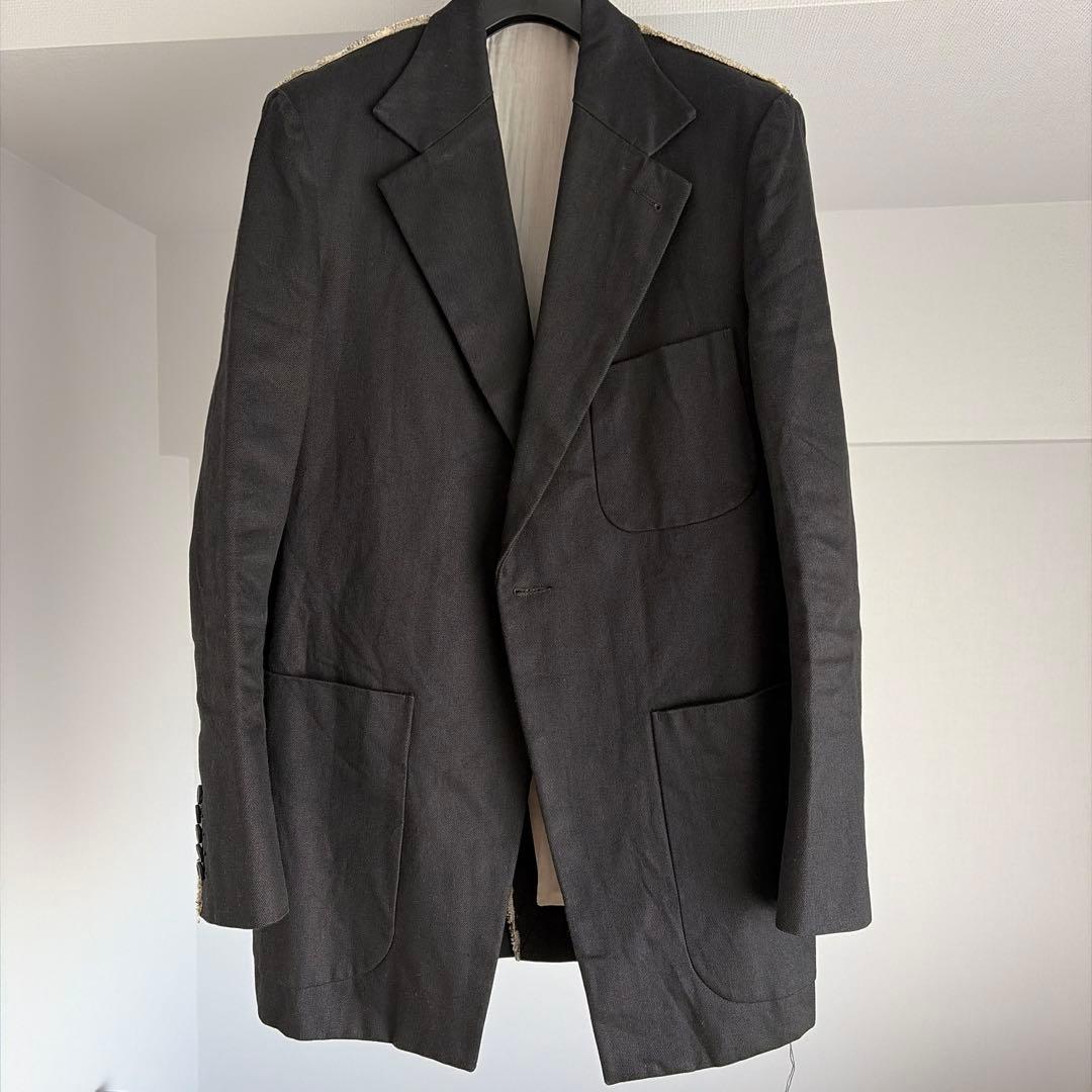 KOZABURO YING-YANG テーラードジャケット ブラック