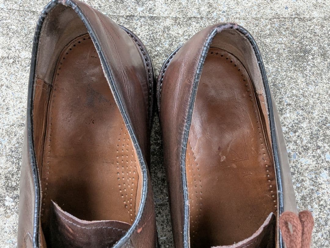 魅惑の東欧靴ハインリッヒディンケラッカープレーントゥ8 1/2訳有格安出品！