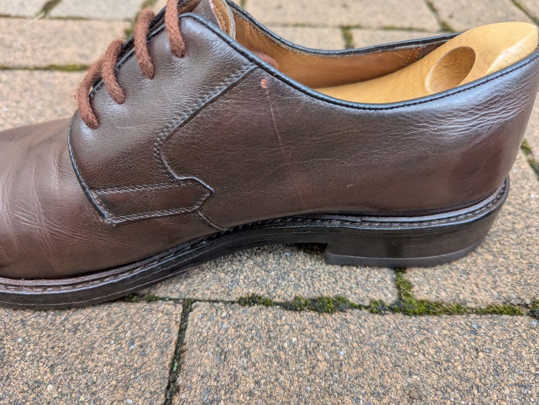 魅惑の東欧靴ハインリッヒディンケラッカープレーントゥ8 1/2訳有格安出品！