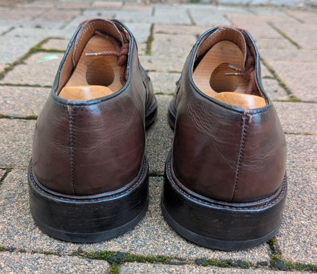 魅惑の東欧靴ハインリッヒディンケラッカープレーントゥ8 1/2訳有格安出品！