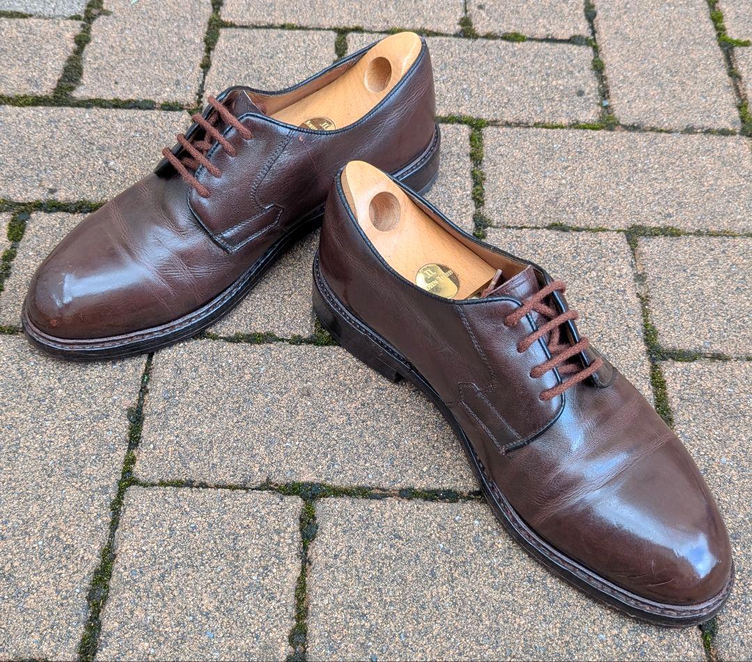 魅惑の東欧靴ハインリッヒディンケラッカープレーントゥ8 1/2訳有格安出品！