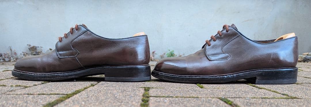 魅惑の東欧靴ハインリッヒディンケラッカープレーントゥ8 1/2訳有格安出品！