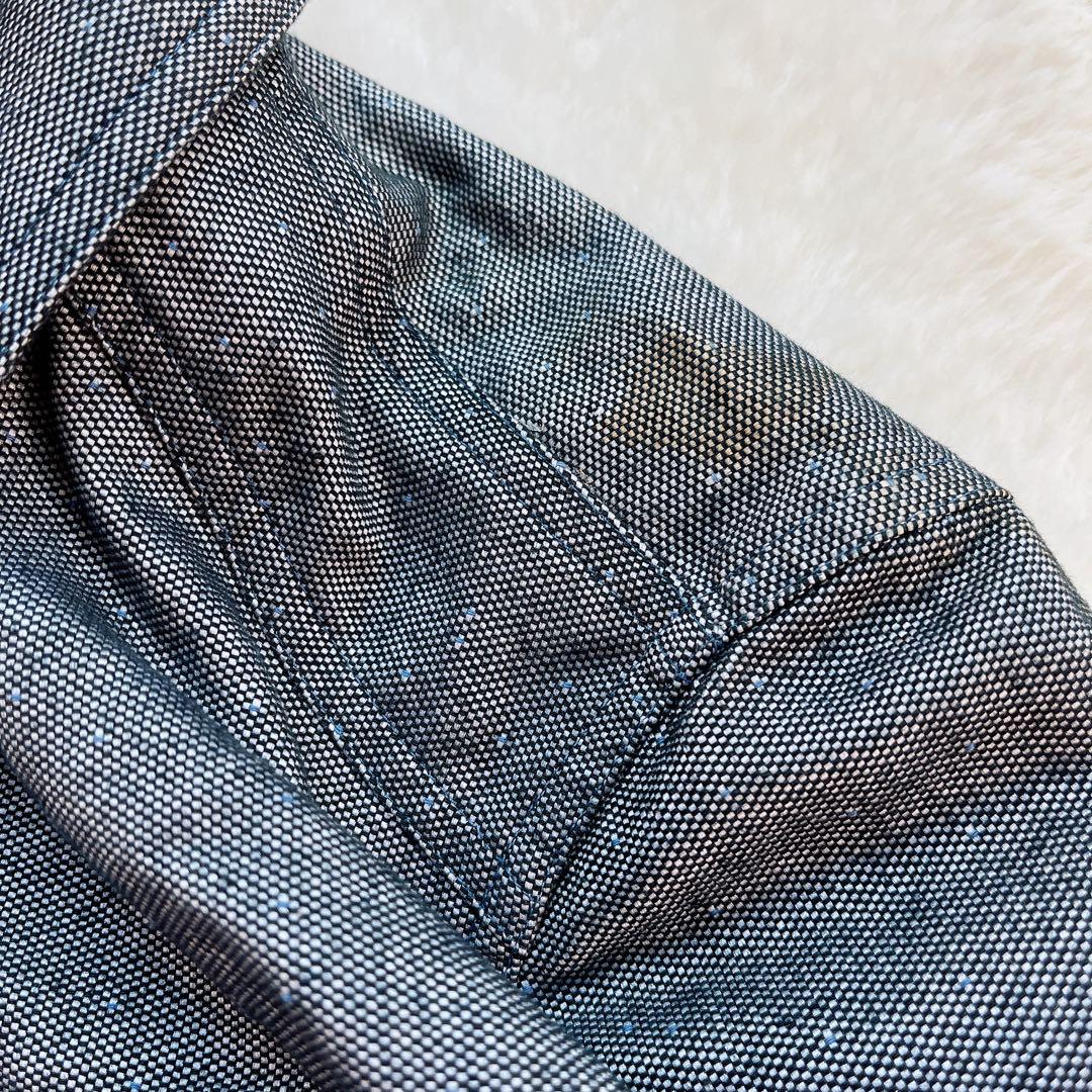 【クリスチャンディオール】デニムジャケット ダブルベルト ガリアーノ期 コットン