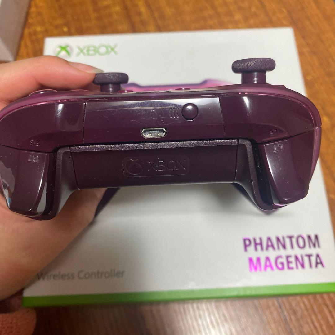 【美品】xbox ワイヤレスコントローラー限定モデル　ファントムマゼンタ