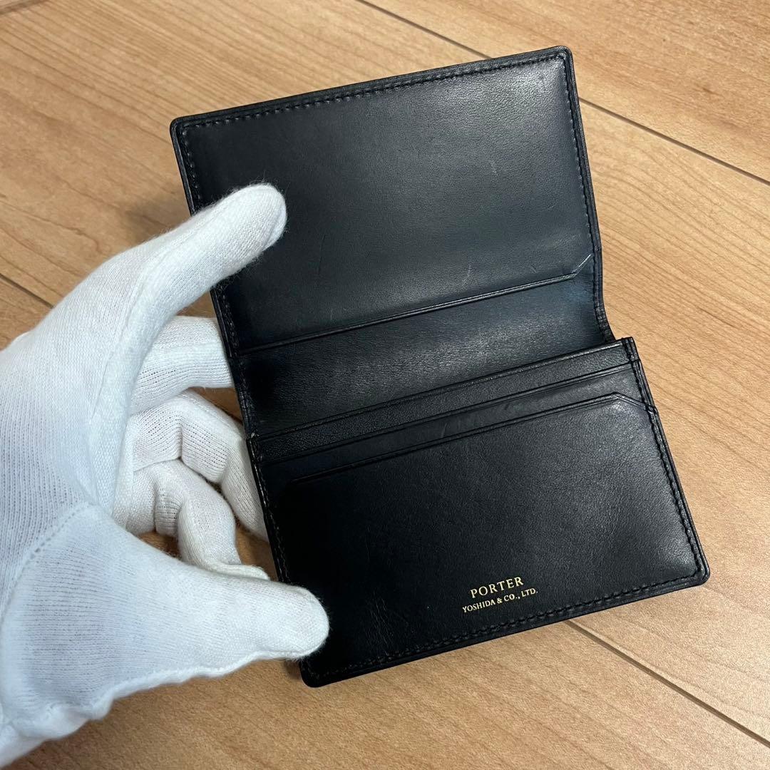 【未使用品級】PORTER BILL CORDOVAN CARD CASE