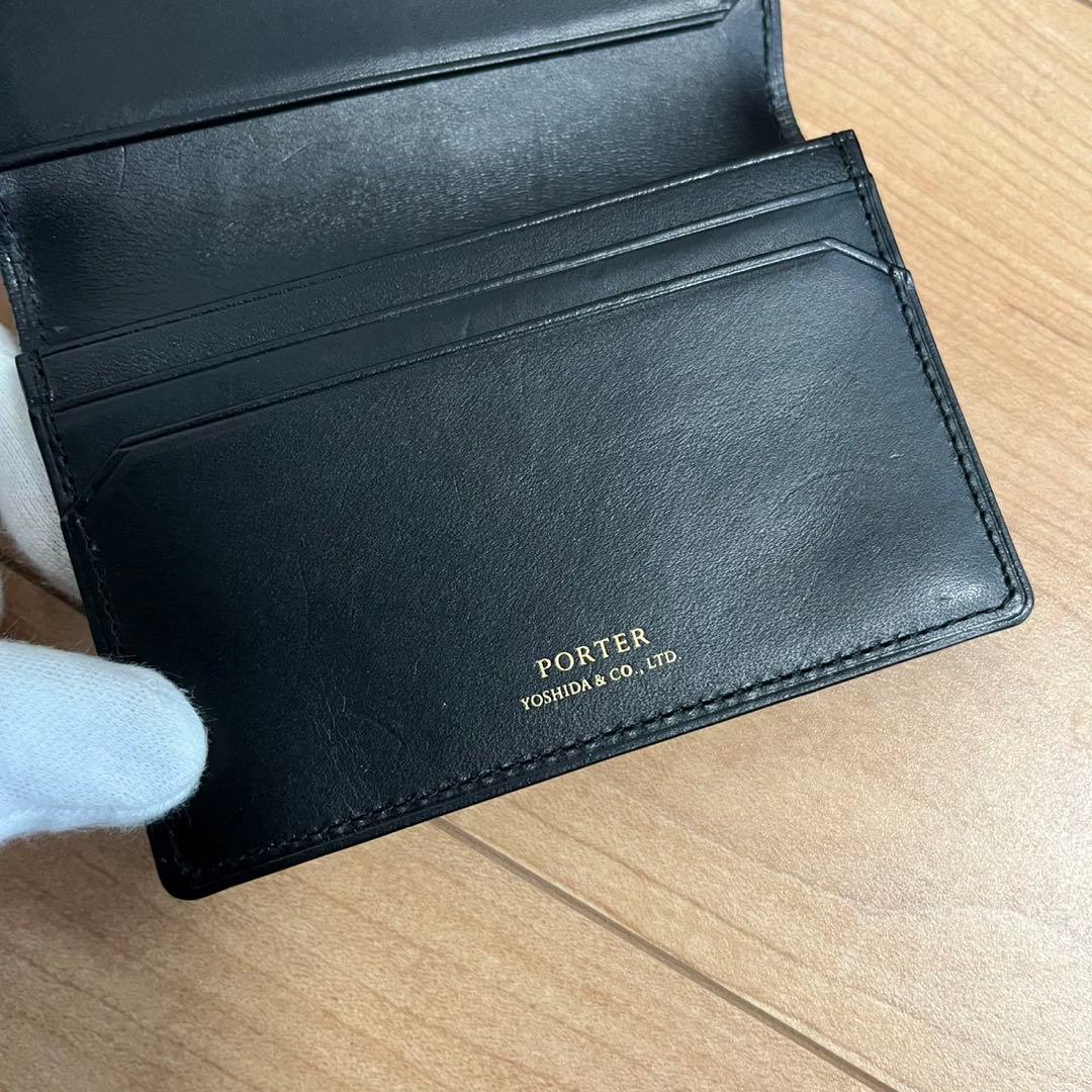 【未使用品級】PORTER BILL CORDOVAN CARD CASE