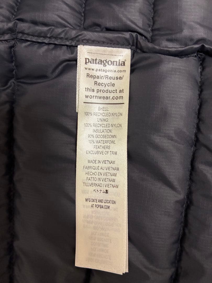 【美品】patagonia ダウンベスト サイズS