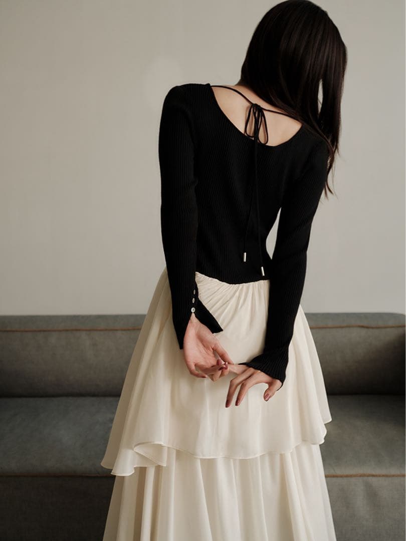 ニットドッキングワンピースfrayid