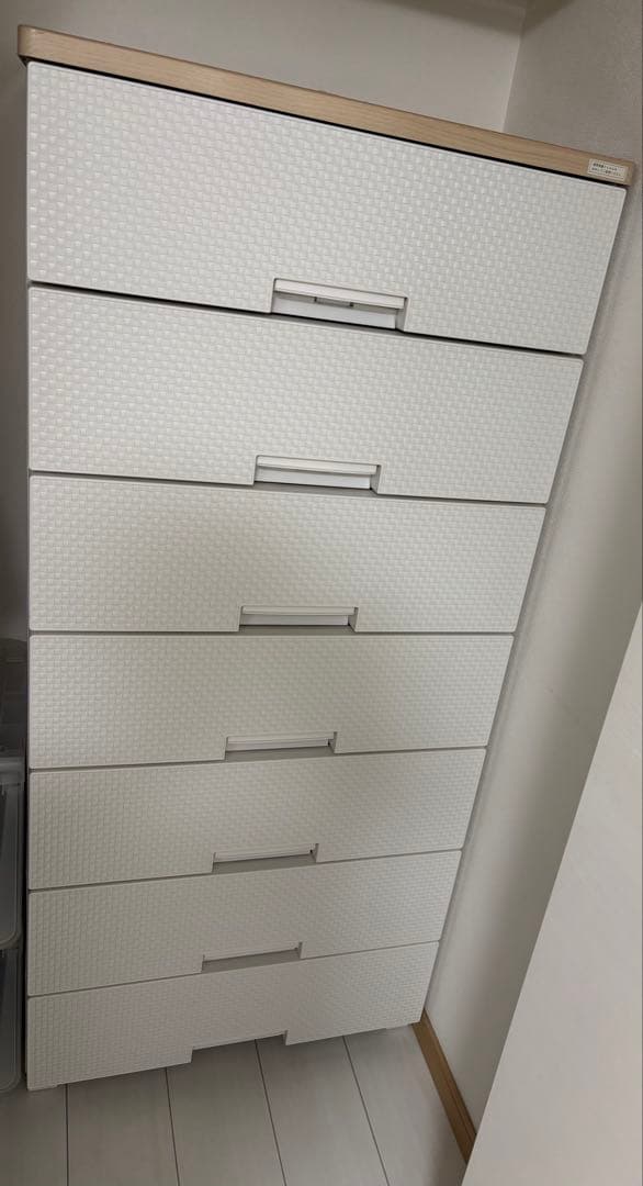 ニトリ フィッツプラスNT メッシュ 幅65cm7段 ナチュラル 直接引き渡し可