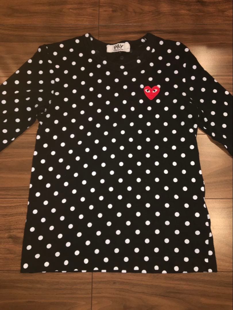 PLAY COMME des GARÇONS ドット柄長袖Tシャツ