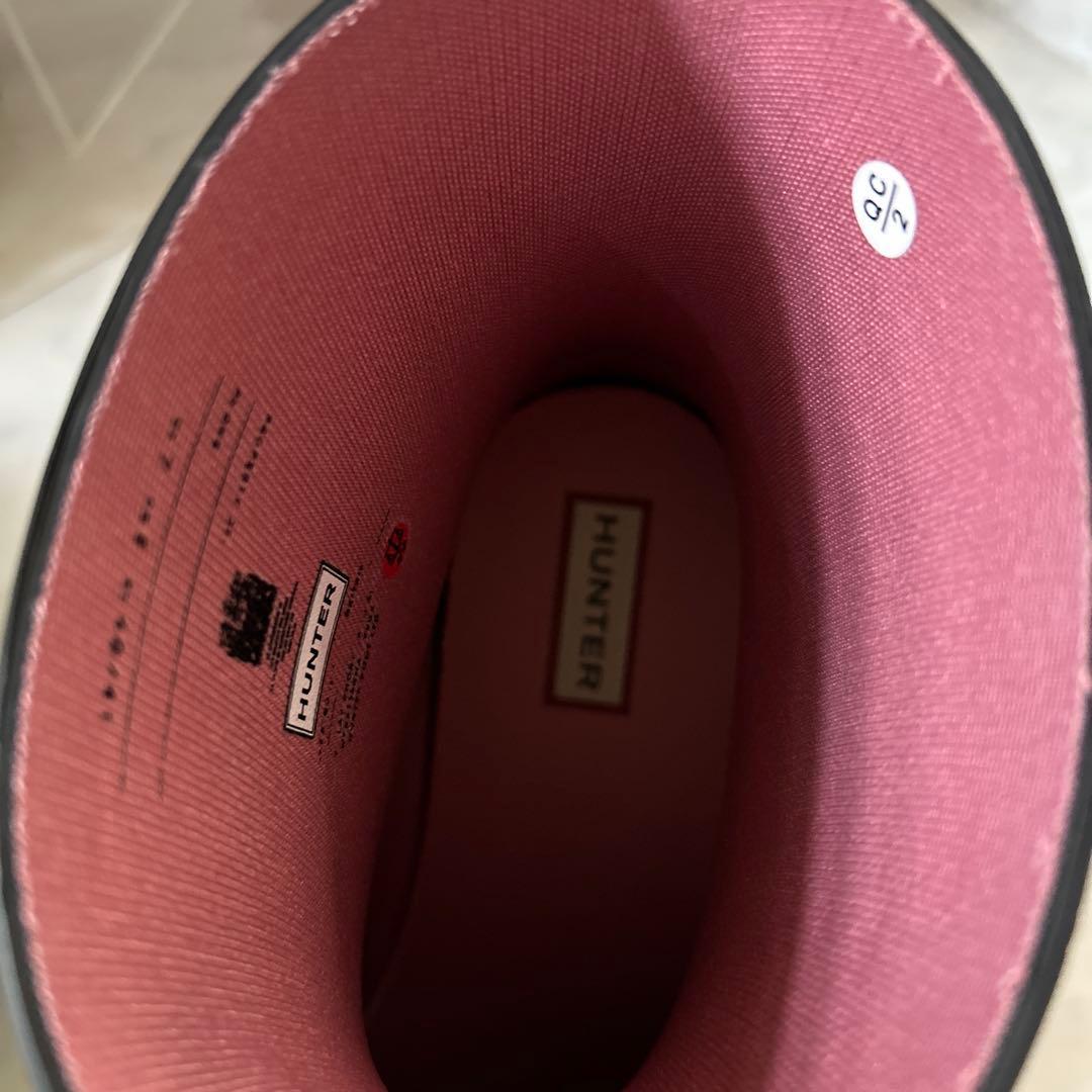 プレイショートカモフラージュ ソールブーツ／ハンター/ブラック＆ピンク/即完売品