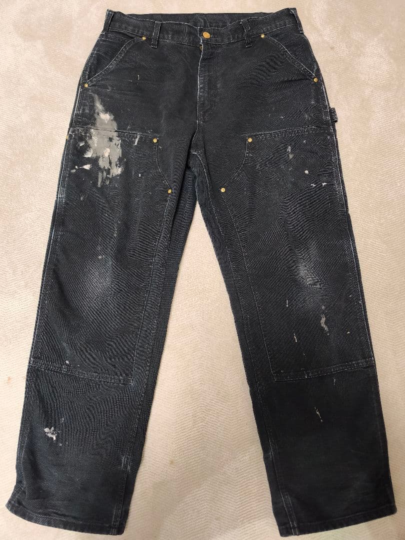 カーハート ダブルニー メイドインUSA　W34L30