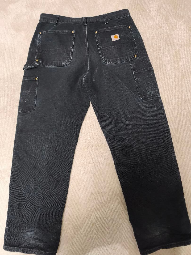 カーハート ダブルニー メイドインUSA　W34L30