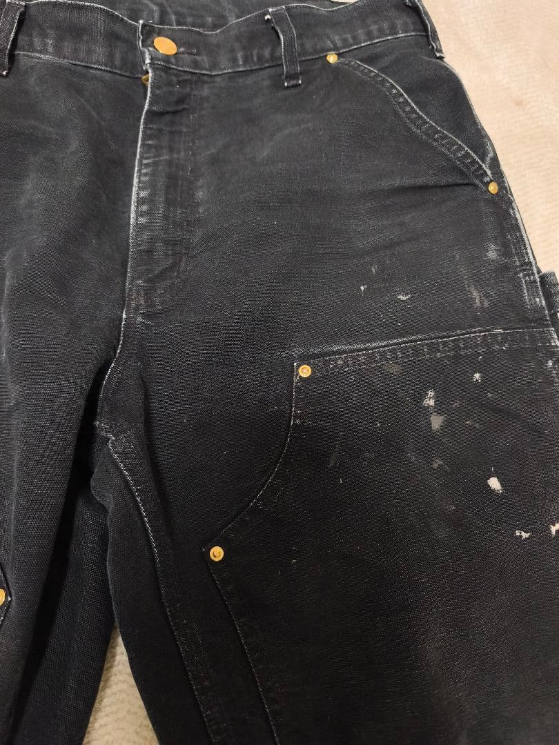 カーハート ダブルニー メイドインUSA　W34L30