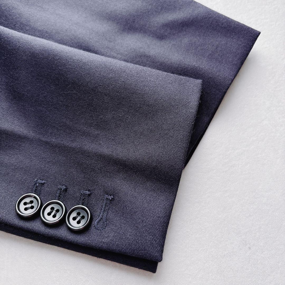 未使用　24AW セオリー　SLEEK FLANNEL BOXY DB JKT