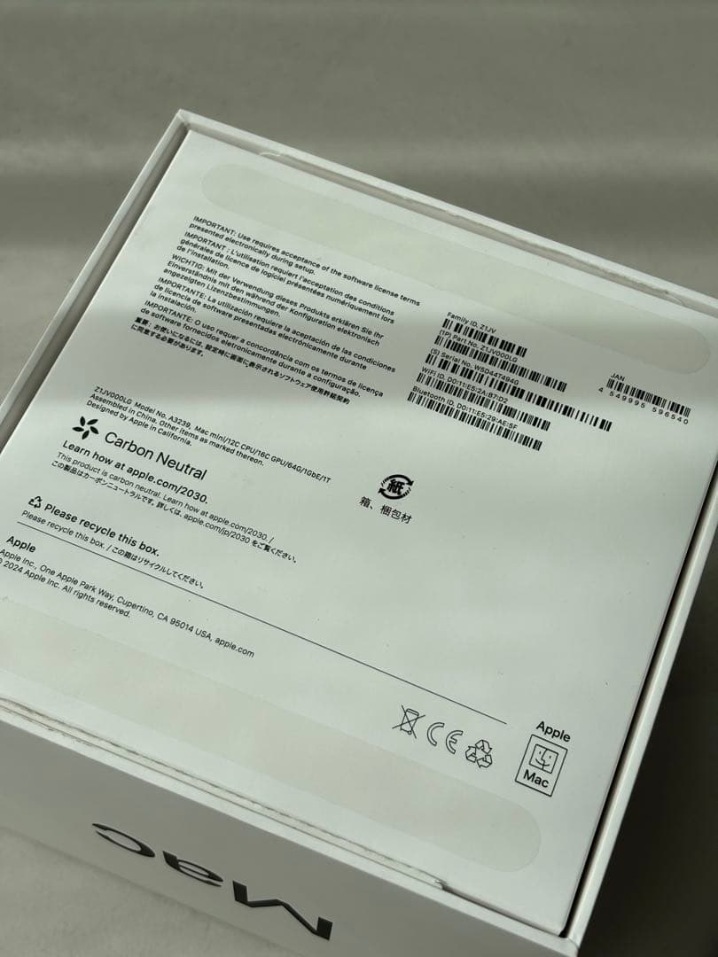 値下げ⭐︎ほぼ新品Mac mini m4 pro 12コア　64GB 1TB