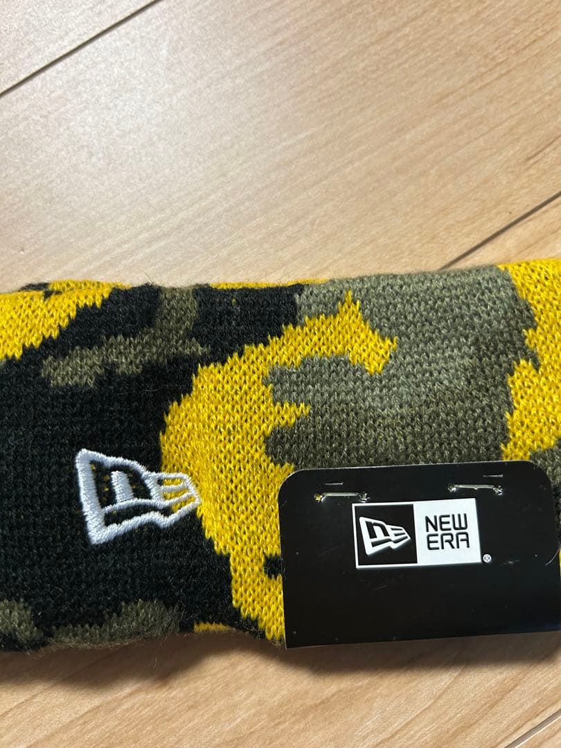 貴重！早い者勝ち！未使用タグ付き新品！Supreme イエロー迷彩柄ヘアバンド