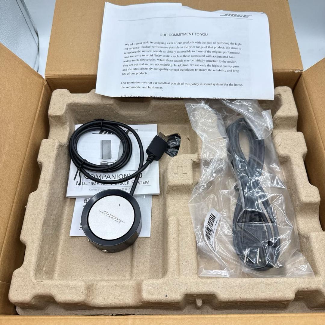 【未使用品】 BOSE Companion20 ペアスピーカー シルバー