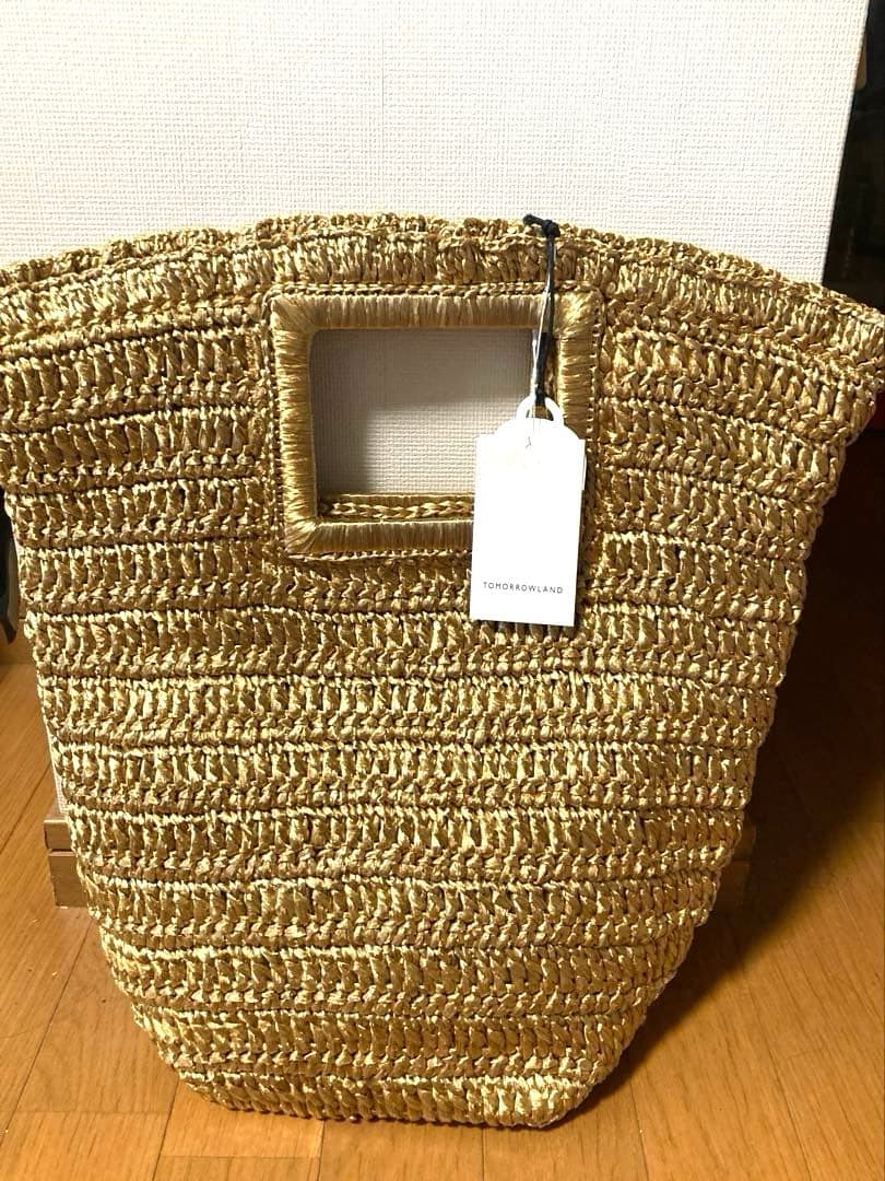 TOMORROWLAND ゴールド かごバッグ