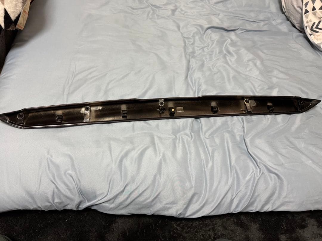 アルファード30後期 フードトップモール ブラック