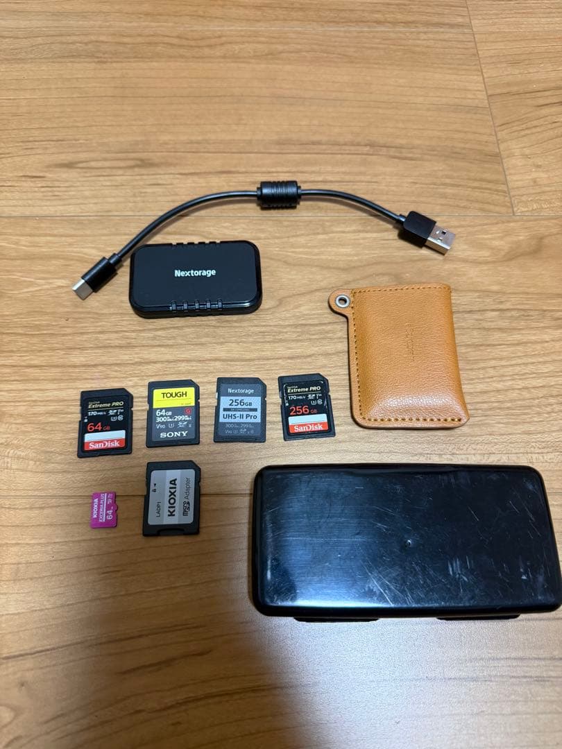 SDカード　ポータブルSSD セット