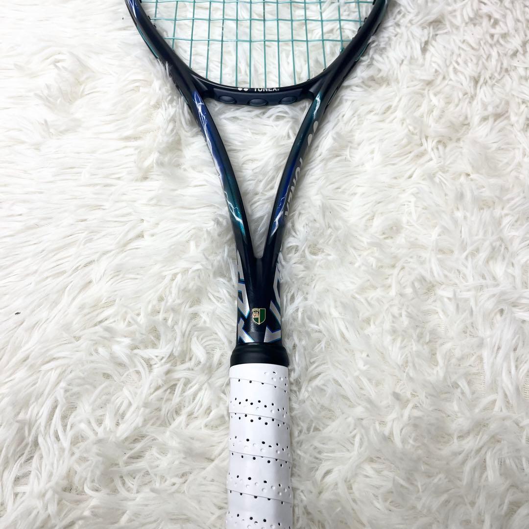 【美品】 ヨネックス ボルトレイジ 5V ソフトテニス ラケット UXL1 前衛