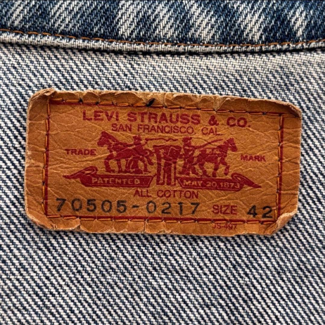 Levi’s 80s 70505 4th 日本製 デニムジャケット サイズ42