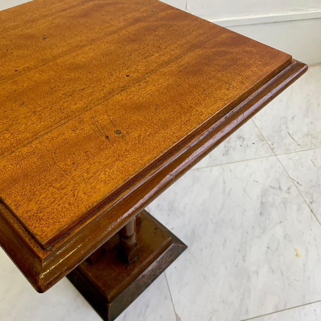 ヴィンテージ 木製 サイドテーブル レトロ 喫茶店 カフェテーブル ①