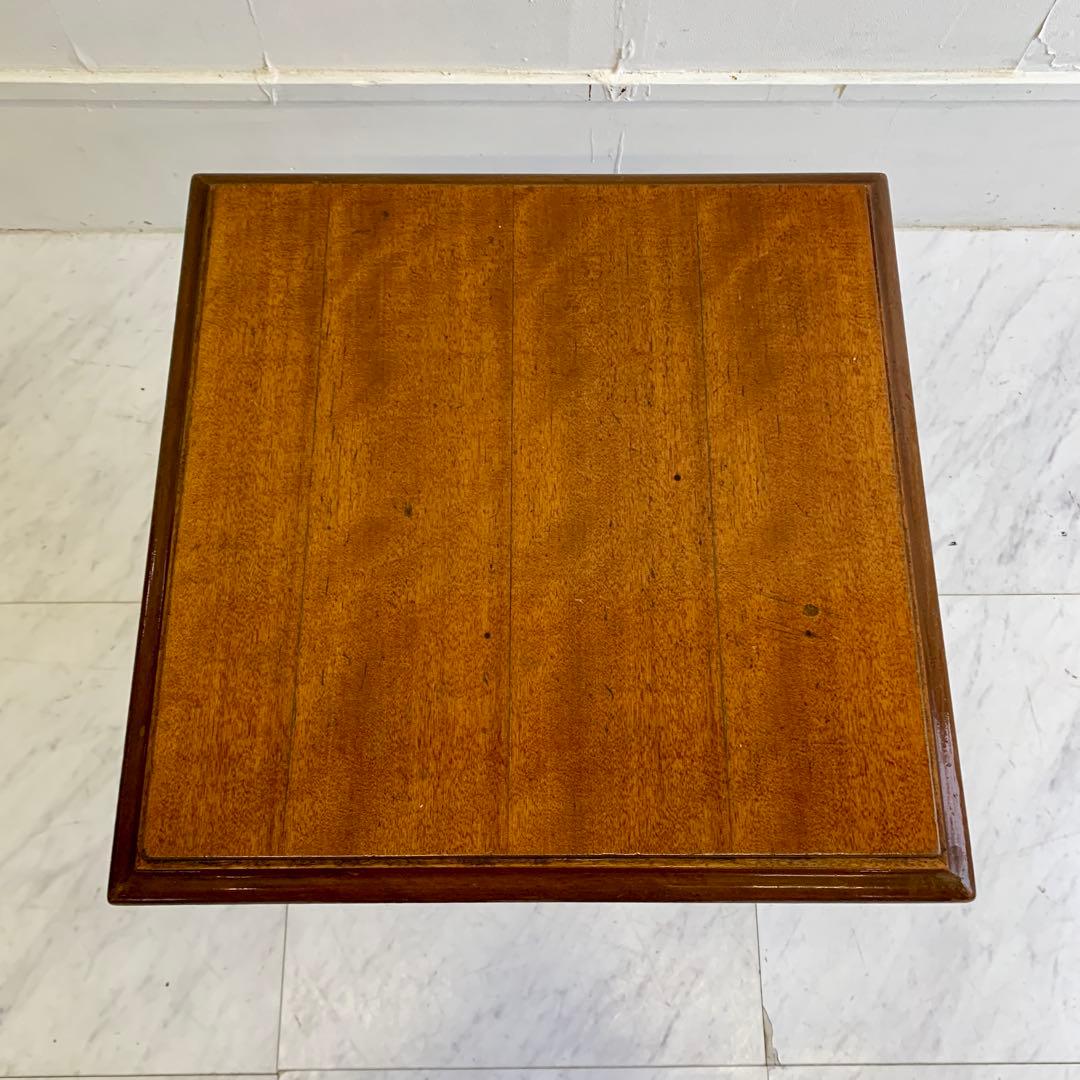 ヴィンテージ 木製 サイドテーブル レトロ 喫茶店 カフェテーブル ①