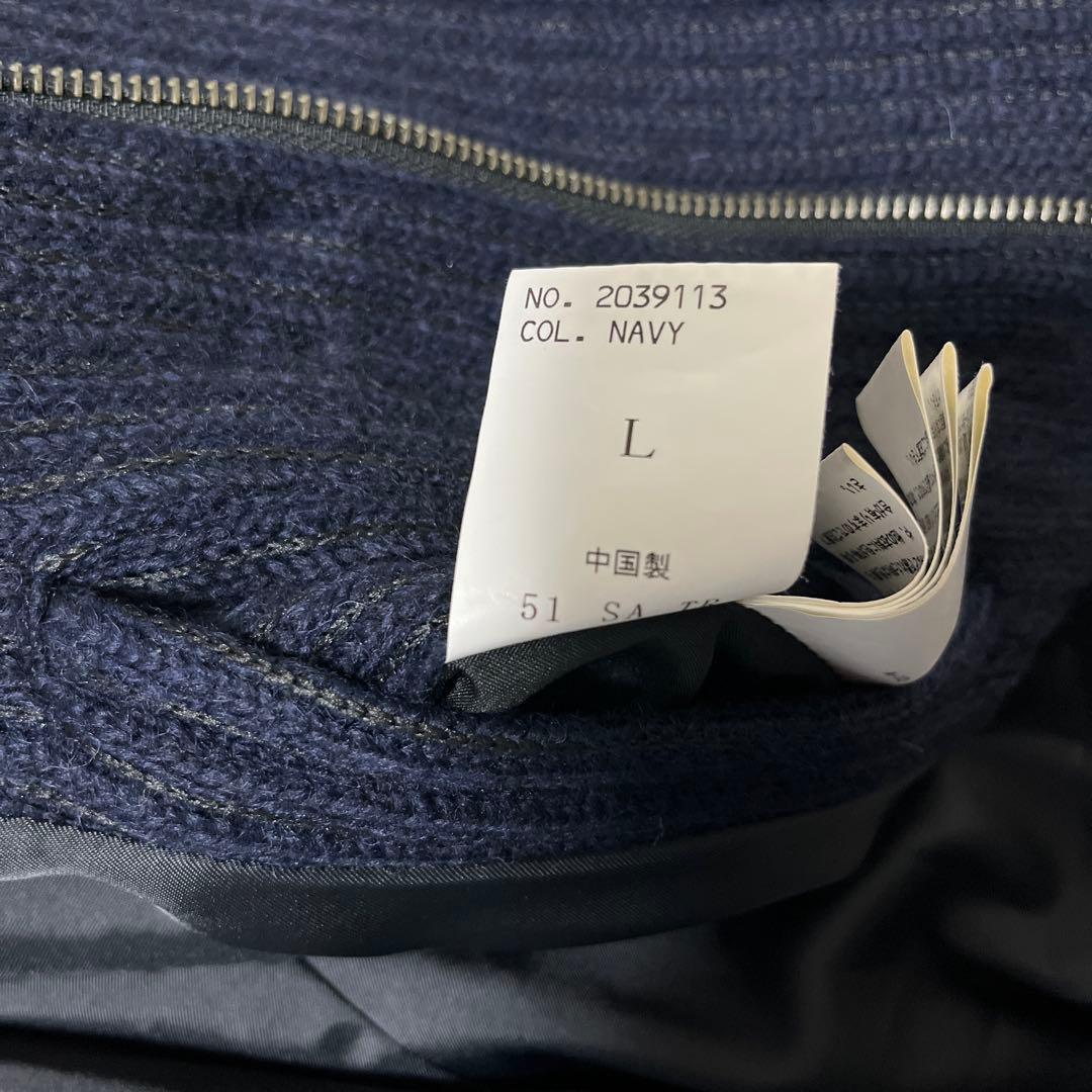 BARNEYS NEWYORK⭐︎L ダッフルコート ウールコート ネイビー