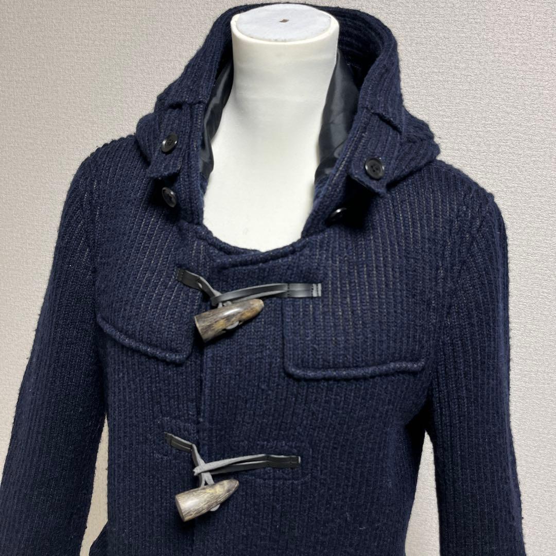 BARNEYS NEWYORK⭐︎L ダッフルコート ウールコート ネイビー
