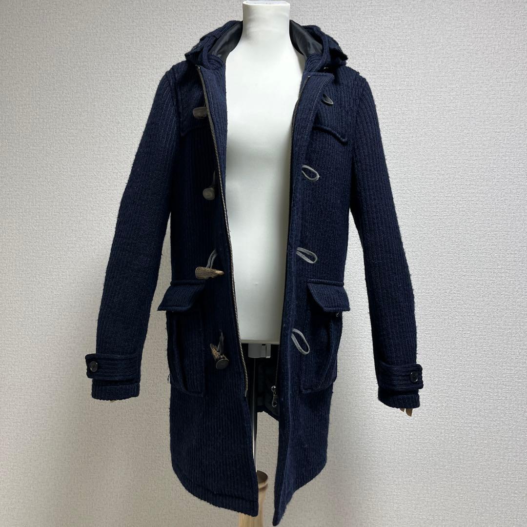 BARNEYS NEWYORK⭐︎L ダッフルコート ウールコート ネイビー
