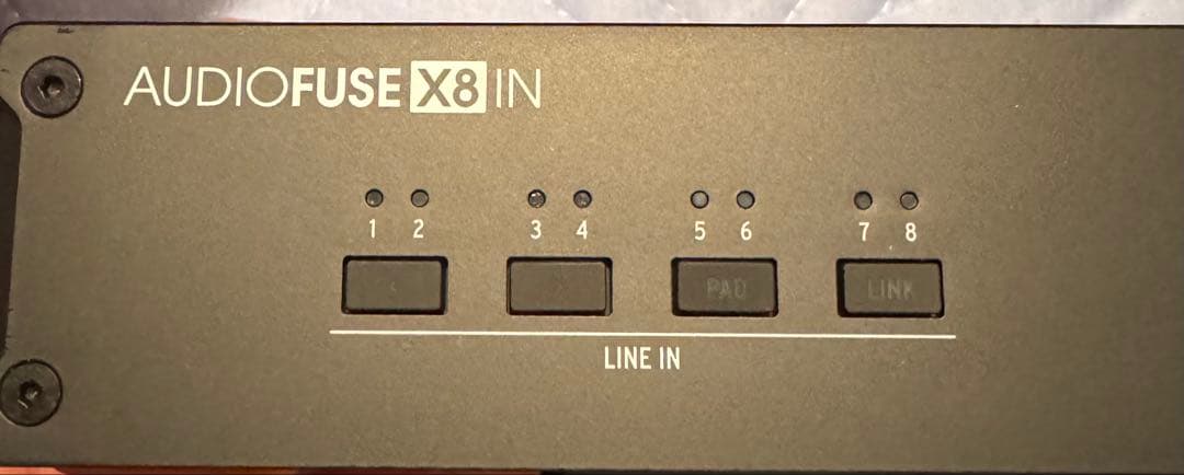 ARTURIA AUDIOFUSE X8 IN (V1.2.1にアップデート済)