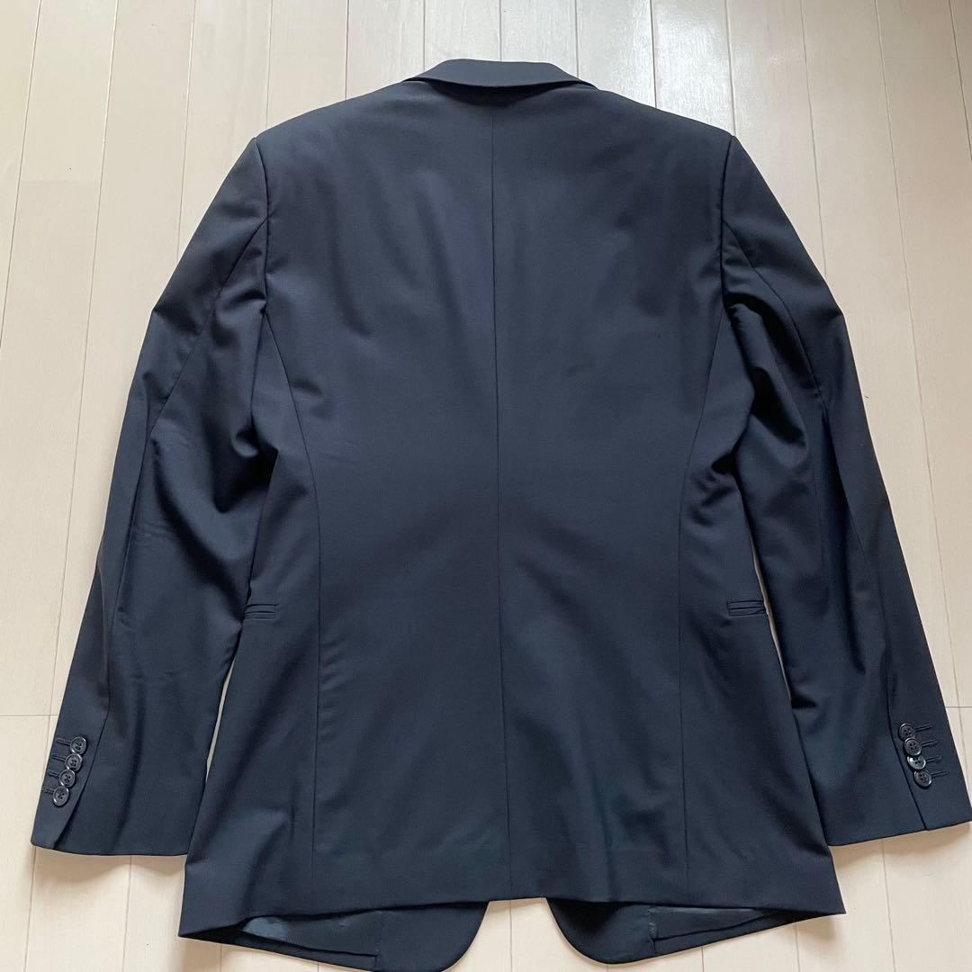 エンポリオアルマーニ【美品】スーツ 黒 ビジネス 通勤 仕事 セットアップ