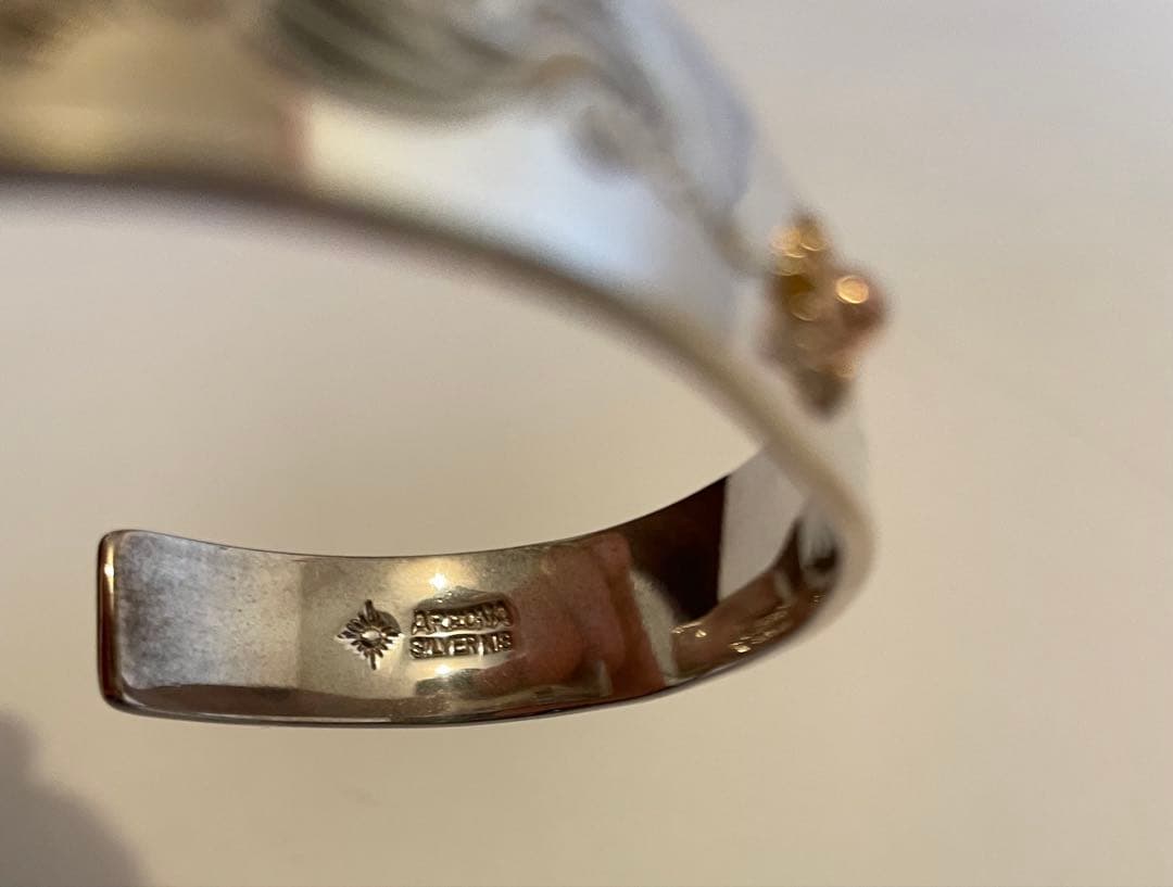 ARIZONA FREEDOM シルバーXゴールドバングル