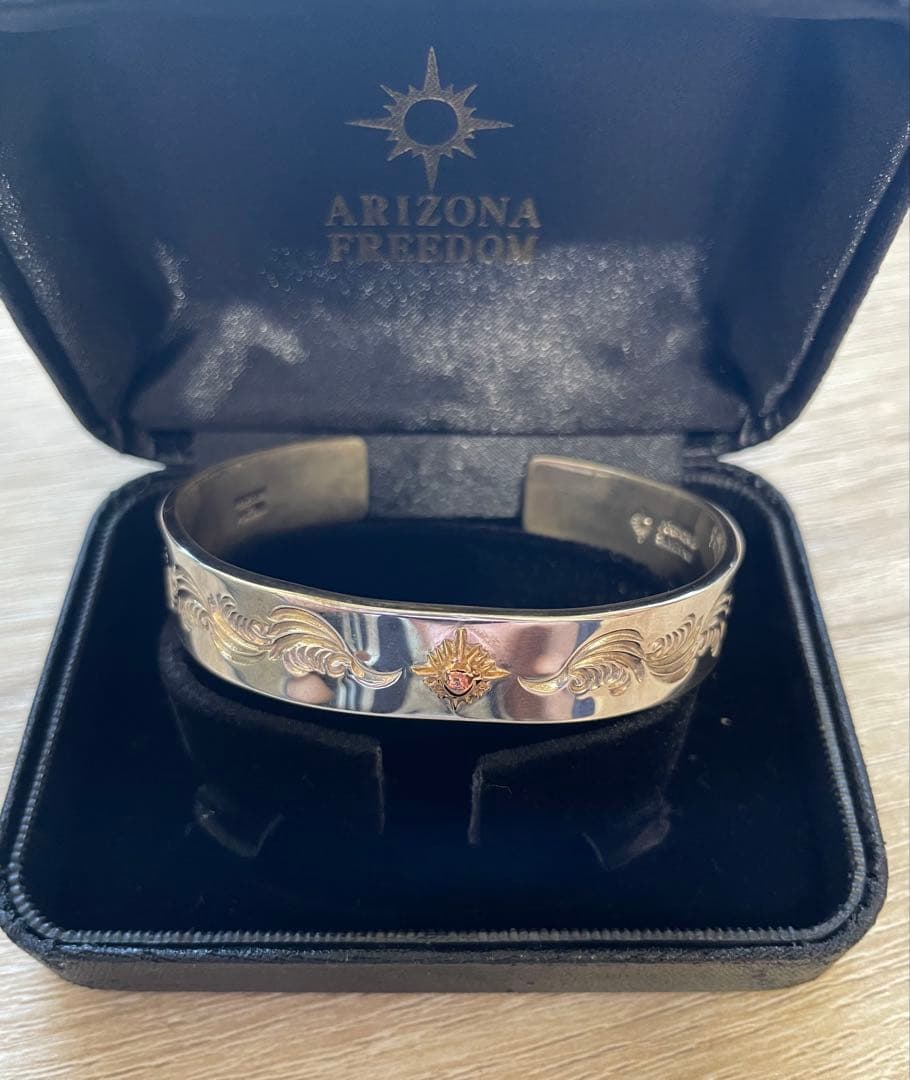 ARIZONA FREEDOM シルバーXゴールドバングル