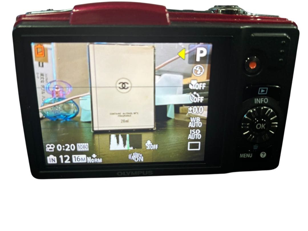OLYMPUS SZ-20 デジカメ レッド 本体 箱付 動作品