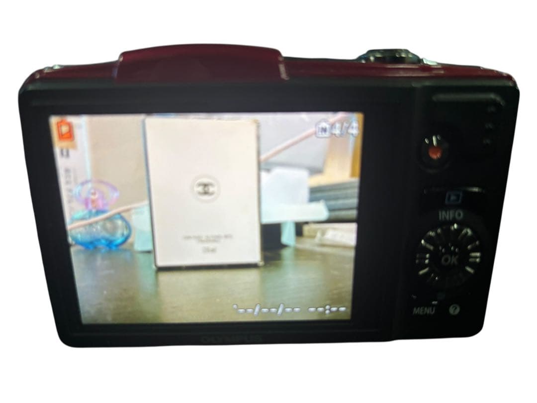 OLYMPUS SZ-20 デジカメ レッド 本体 箱付 動作品