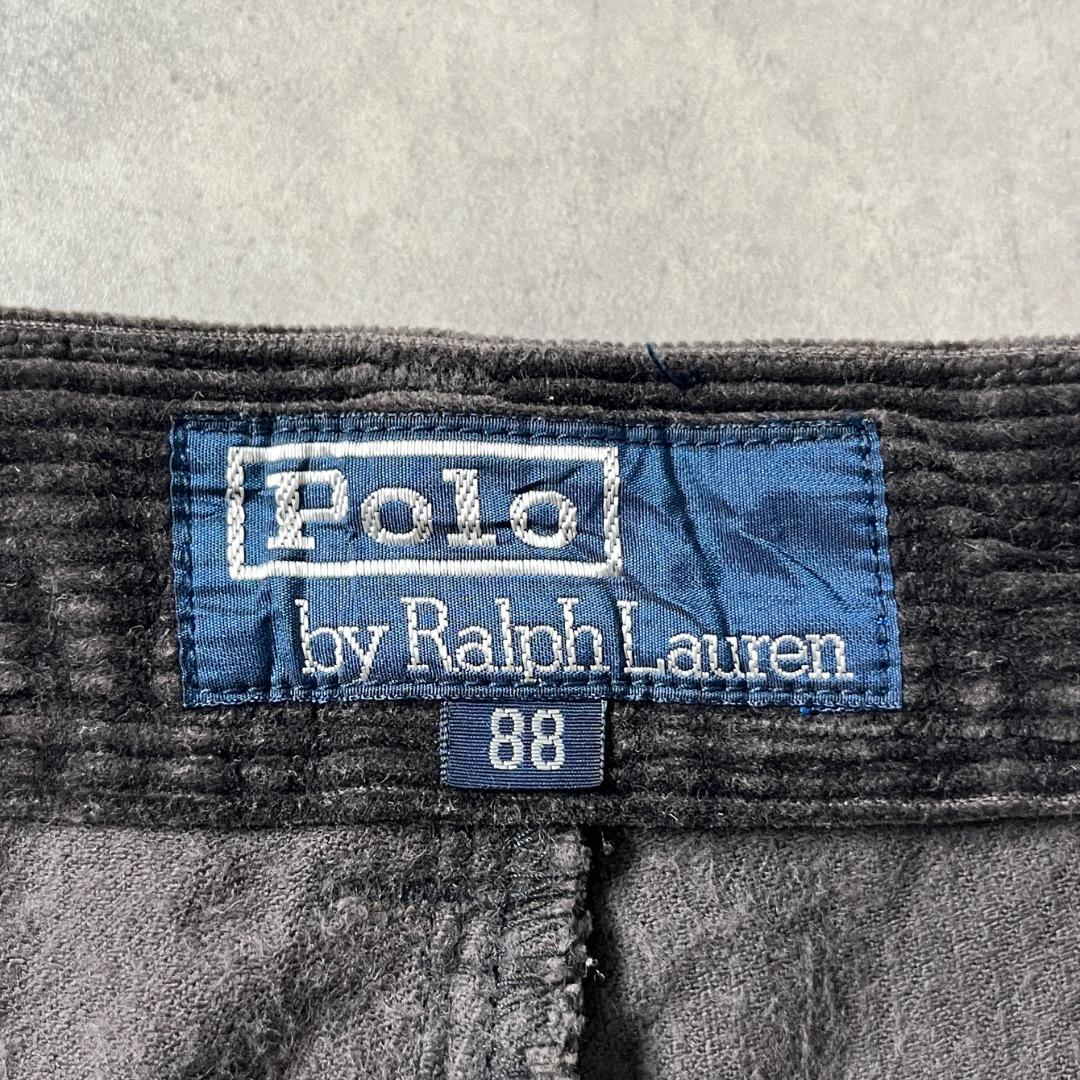 ポロバイ ラルフローレン W33 コーデュロイ ポロチノ 古着 茶 17064