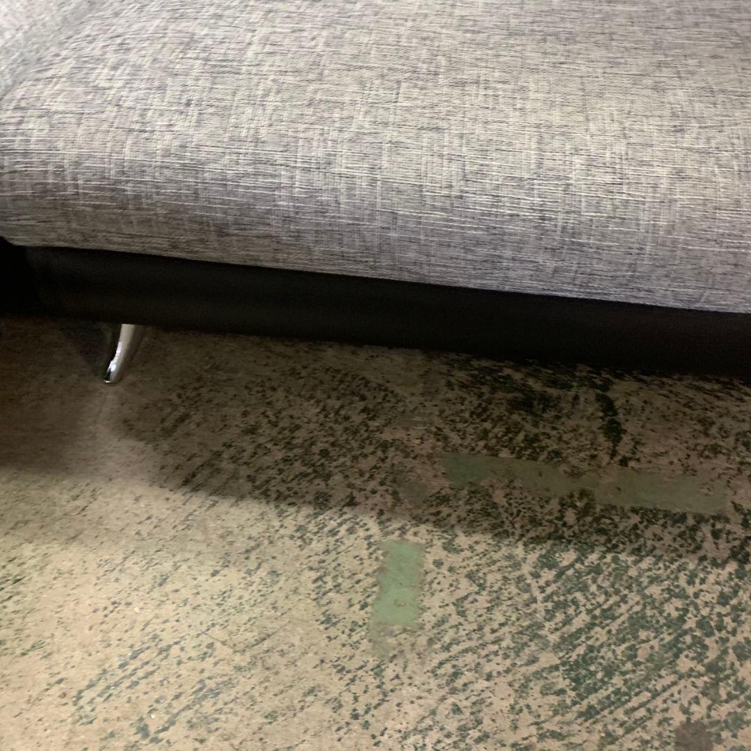 H146\" 現状品 ARMONIA Bella curva カウチソファ 黒