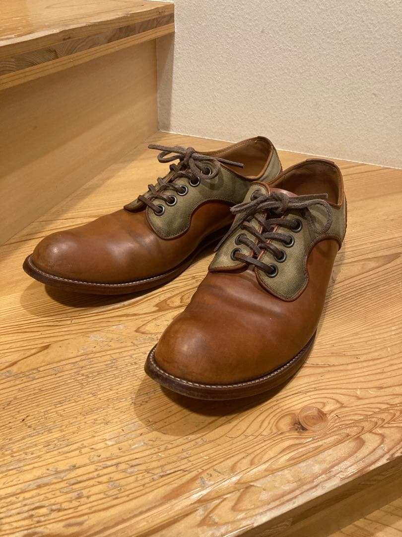 chausser C-740 ナチュラルコードバン×キャンバス