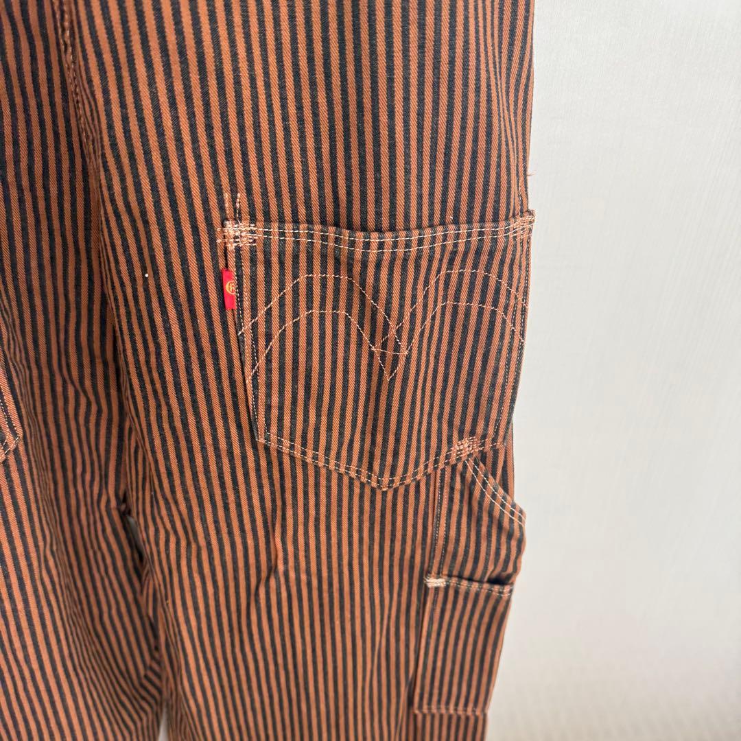 【美品】 Levi's Red ストライプオーバーオール