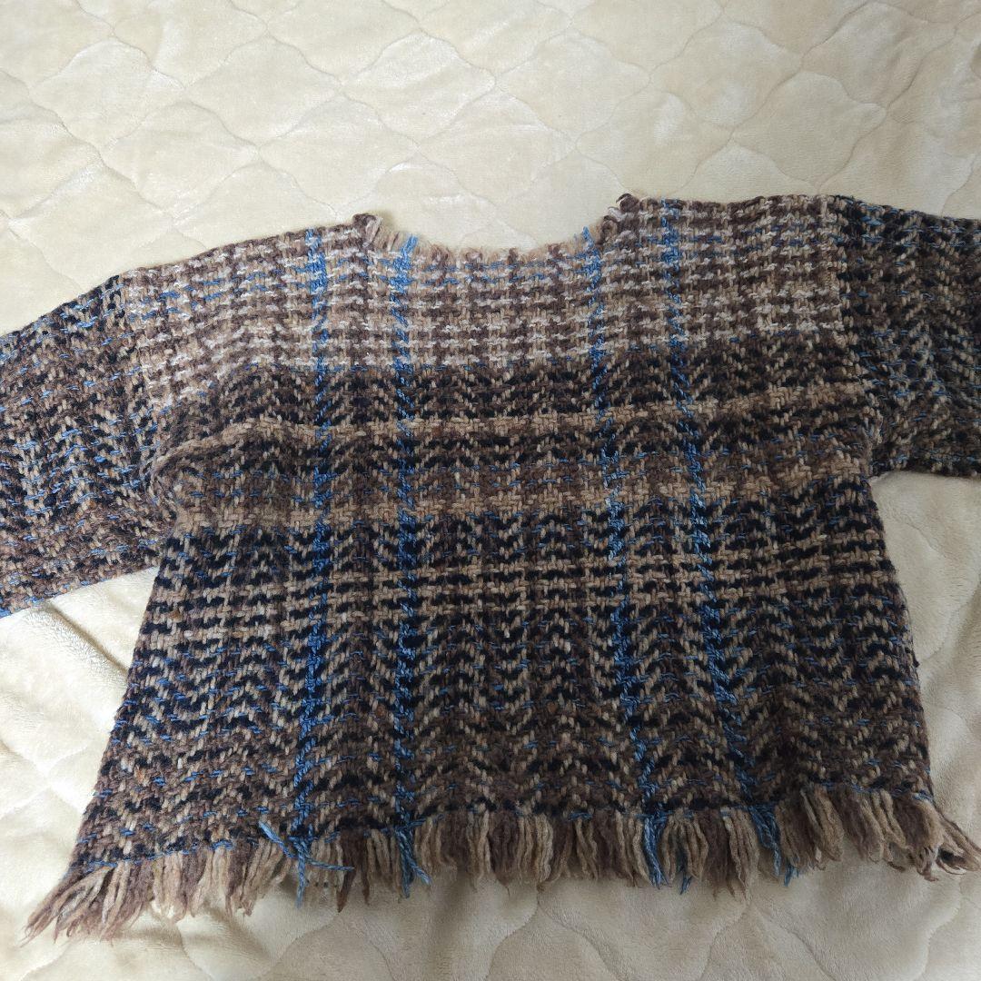 45r 　いろいろな糸　ツイードオーバーTシャツ