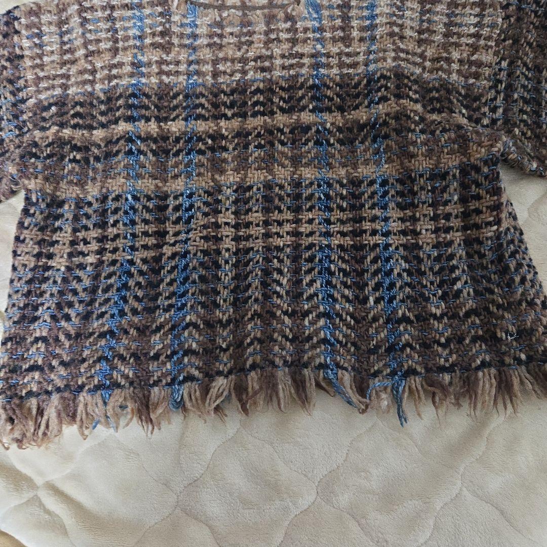 45r 　いろいろな糸　ツイードオーバーTシャツ