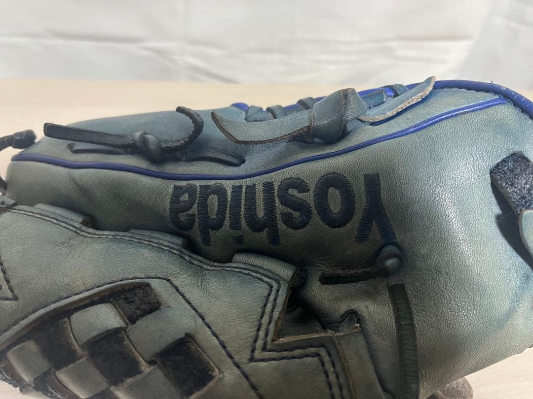 ZETT プロステイタス 硬式 オーダーグラブ 投手用 日本製 刺繍有 ブルー