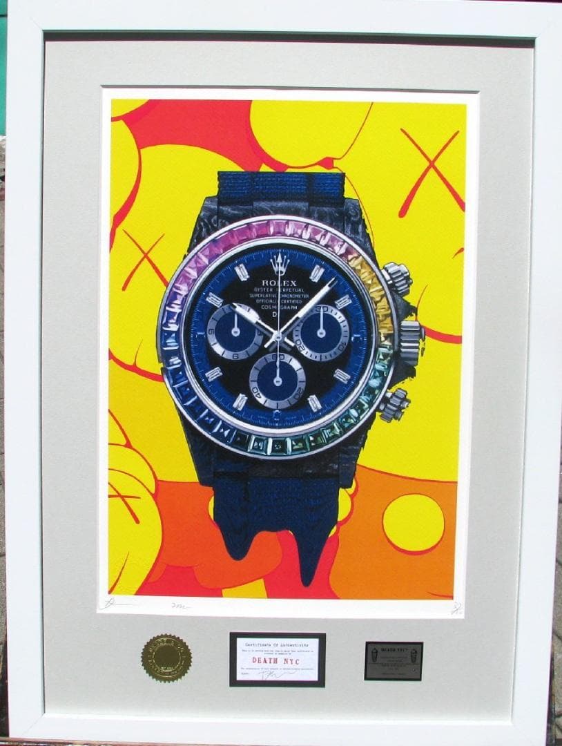 15時までこの価格！DEATH NYC Q156 新品額付き　サイン、ナンバー