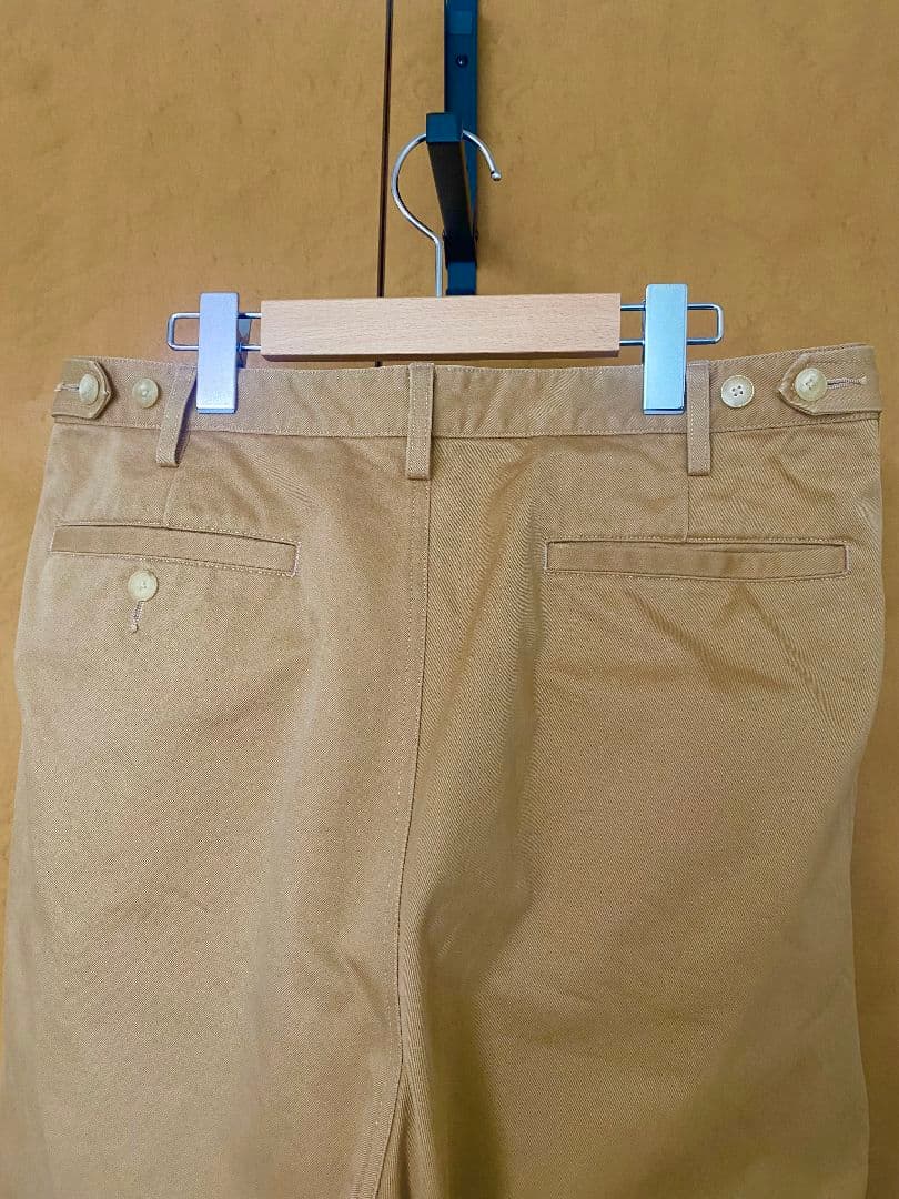 パンツ AURALEE 25SS FINX CHINO ONE-TUCK PANTS 5