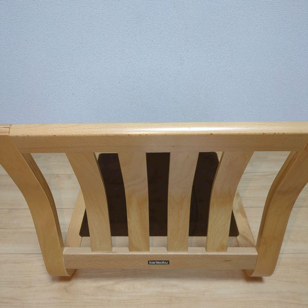 【美品/4脚セット】カリモク 曲げ木座椅子 1996製　レトロ ヴィンテージ家具