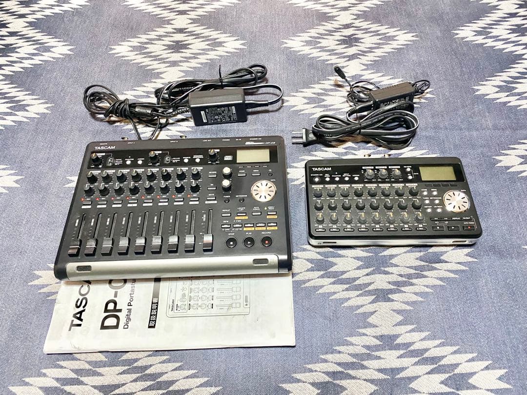 TASCAM DP-03&DP-008 2台セット　電源ケーブル付属